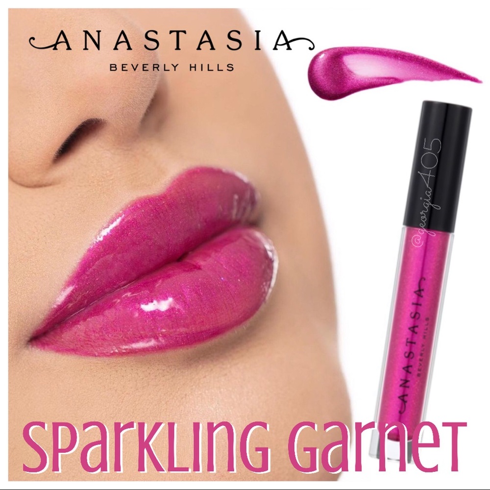 👄New ABH Sparkling Garnet Lip Gloss Anastasia Beverly Hills